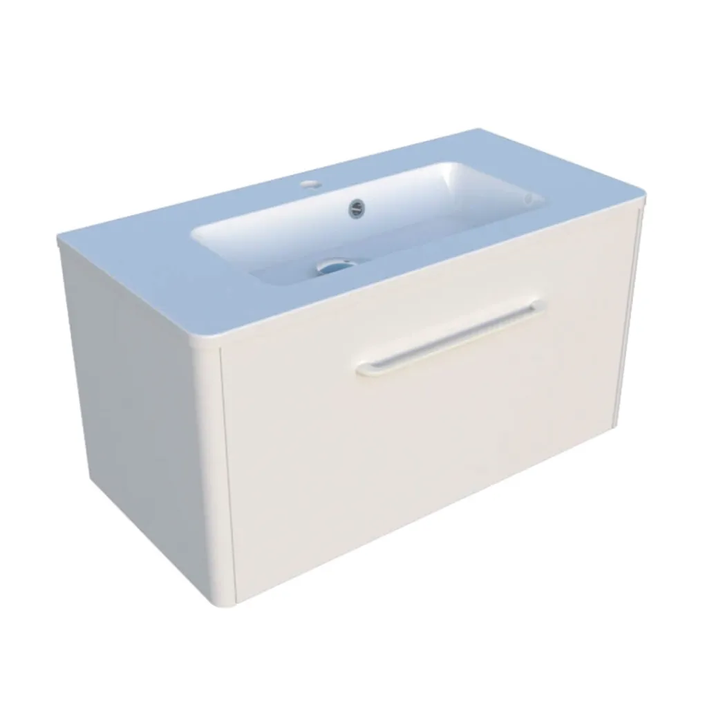 Шкаф нижний Fancy Marble Fiji 800 с умывальником Annabell 800- Фото 1